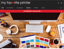 Tablet Screenshot of myfavouriteprinter.com.au